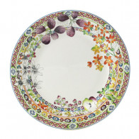 Gien Fayencerie Bagatelle Assiette de petit-déjeuner / Assiette à dessert 22 cm